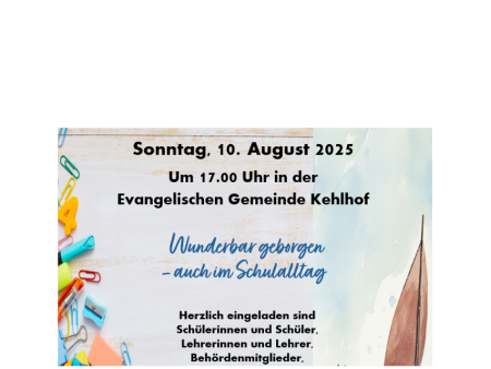 Ökum. Schulanfangsgottesdienst